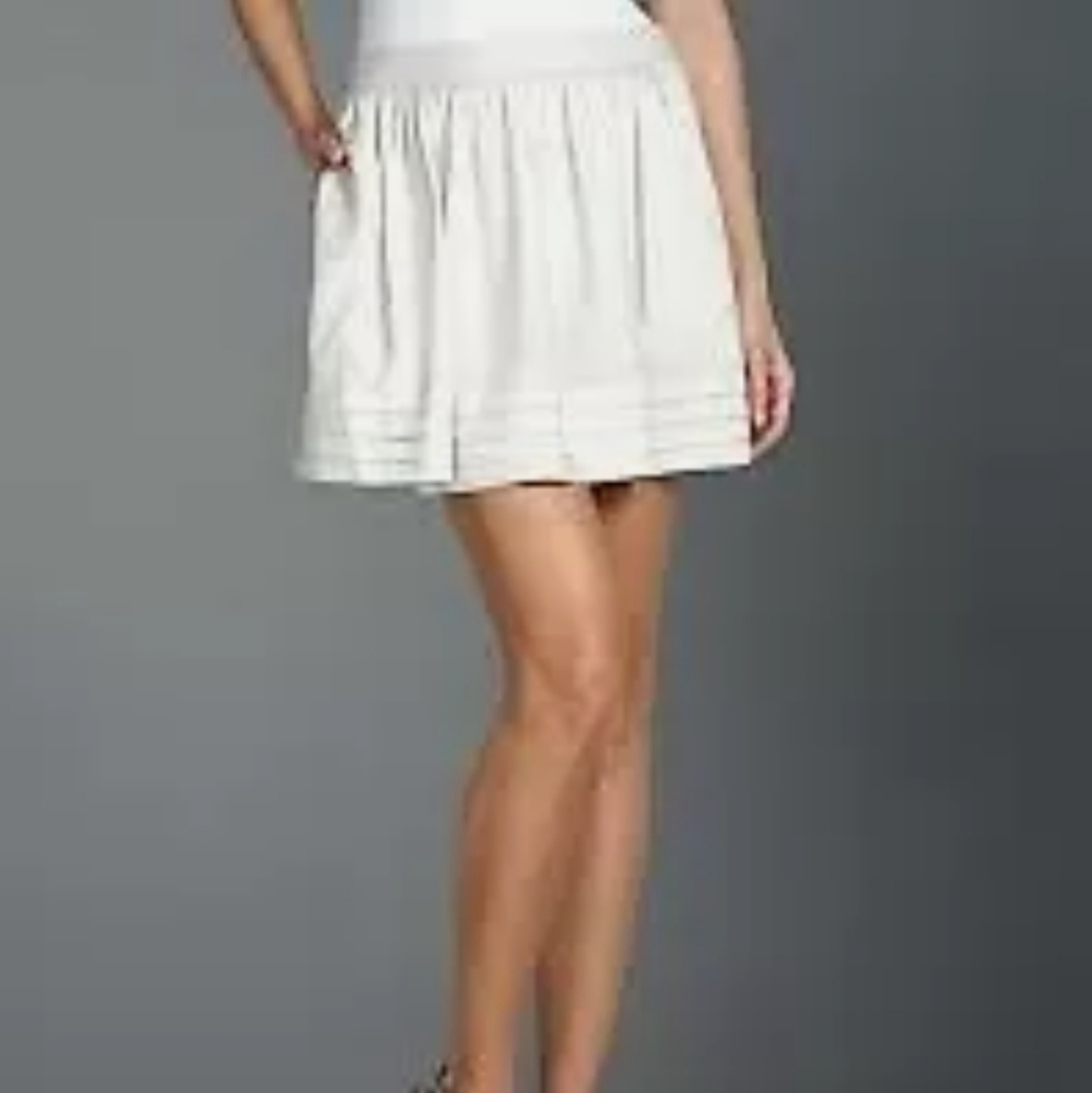 BCBG MAXZARIA Silk Mini Skirt